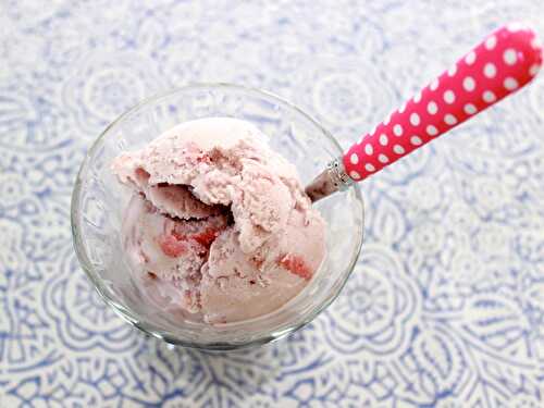 Strawberry coconut milk ice cream – Marshmallows & Margaritas