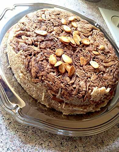 SHREDDED CHICKEN MAQLUBA