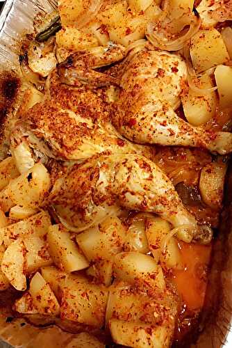 SPICY ROAST CHICKEN WITH POTATOES