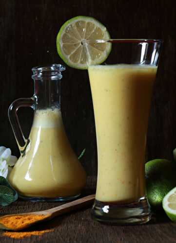 5 Ingredients Lemon Smoothie