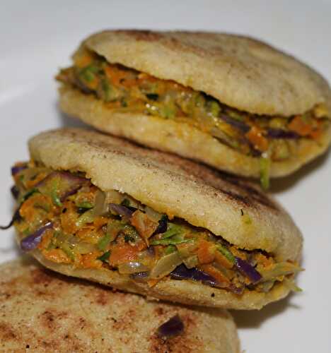 Vegan Moroccan Stuffed Batbout