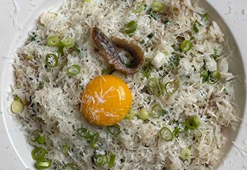Anchovies & Parmesan Fried Rice
