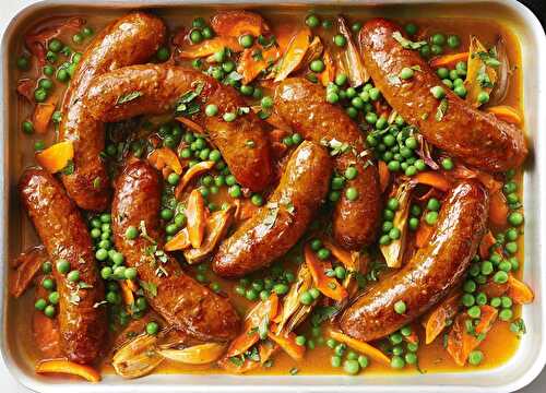 Baked Curried Sausages