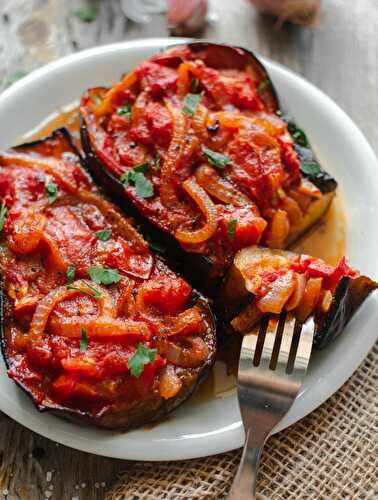Baked Eggplant & Tomatoes