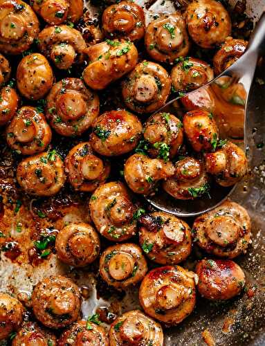 Buttery Garlic Mushrooms