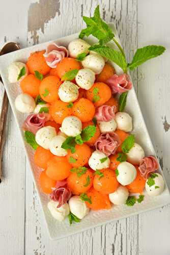 Cantaloupe & Prosciutto Salad