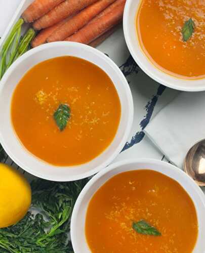 Carrot & Ginger Soup