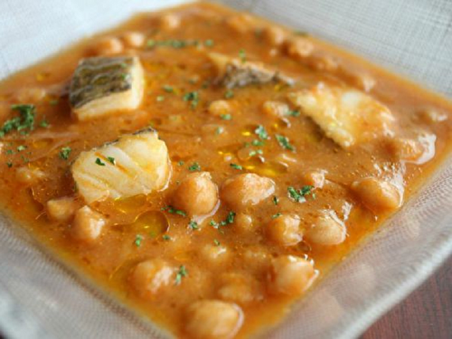 Chickpea & Salted Cod Stew