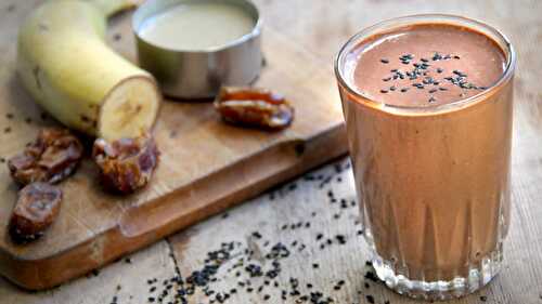 Chocolate Sesame Smoothie