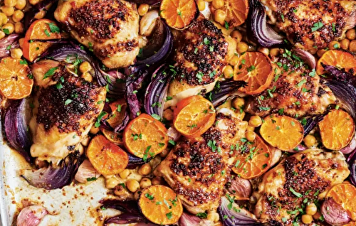 Clementine & Chicken Traybake