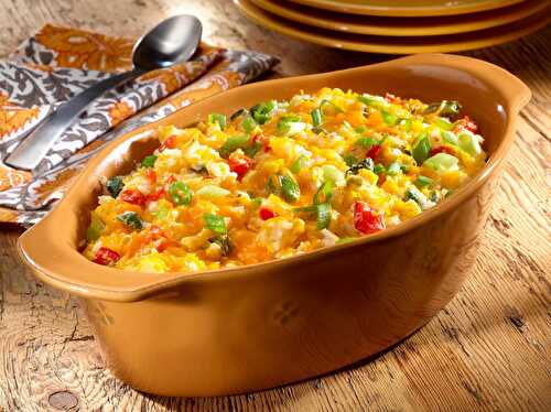 Creamy Baked Rice & Vegetables
