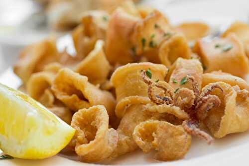Crispy Squid Fritters