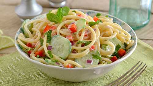 Cucumber Pasta Salad
