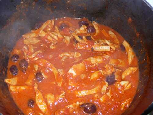 Cuttlefish with Tomato Sauce