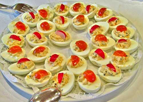 Deviled Eggs with Tuna