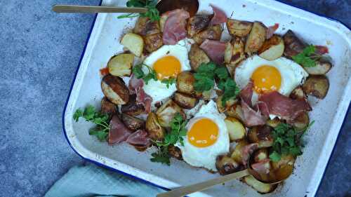 Eggs, Serrano Ham & Potatoes