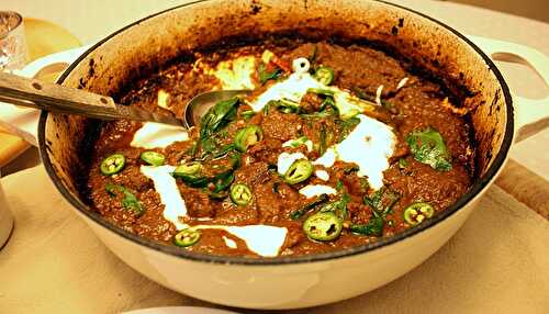 Fiery Lamb & Spinach Curry