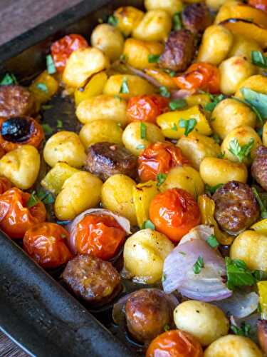 Gnocchi with Vegetables & Sausages
