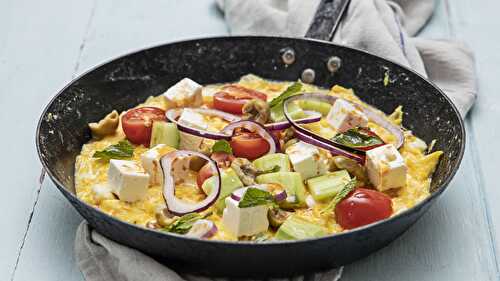 Greek Salad Omelette