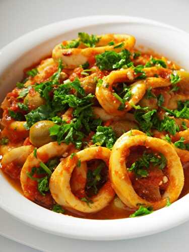 Greek Style Spicy Calamari