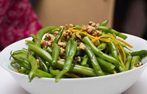 Green Beans with Walnuts & Orange