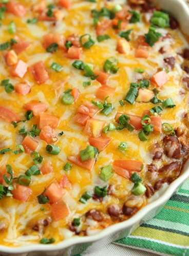 Hot Bean & Cheese Dip