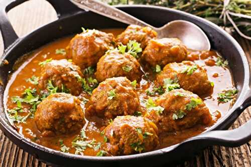 Indian Style Meatball Curry