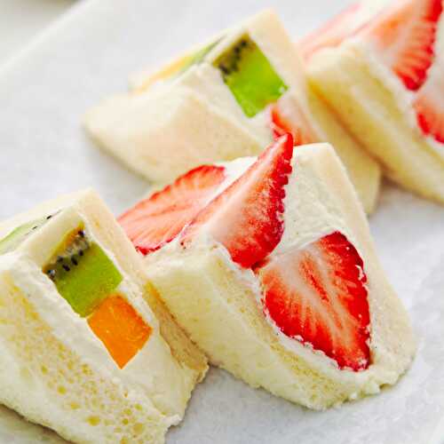 Japanese Fruit Sandwiches