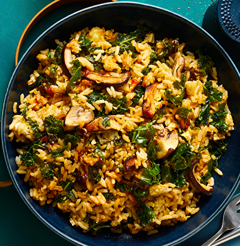 Kale & Mushroom Fried Rice