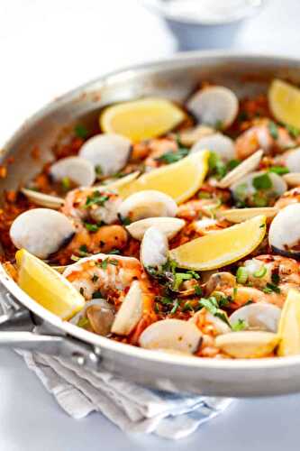 Keto Seafood Paella
