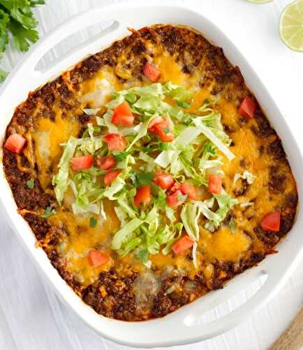 Keto Taco Casserole