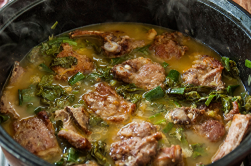 Lamb Fricassee with Lettuce
