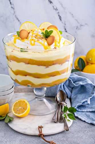 Lemon Pudding Trifle