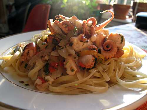 Linguine with Octopus
