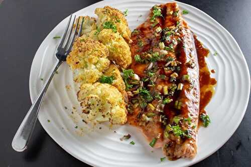 Maple Balsamic Trout