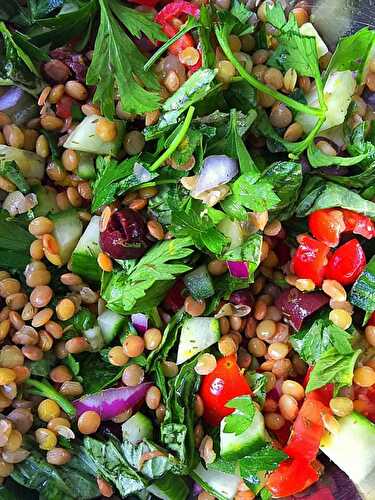 Mediterranean Lentil Salad