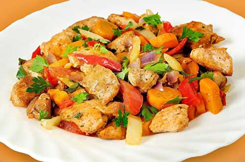 Mexican Chicken with Spicy Pickled Vegetables