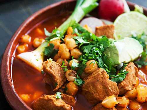 Mexican Pork & Hominy Stew