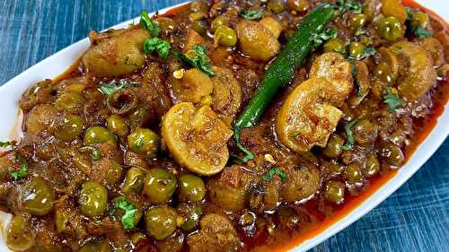 Mushroom Matar Curry