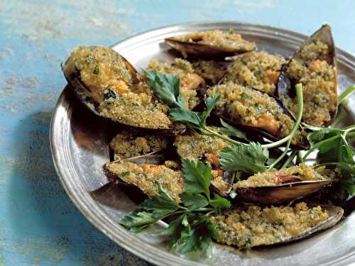 Mussels with Parmesan