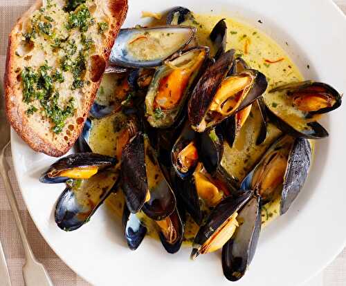 Mussels with Saffron