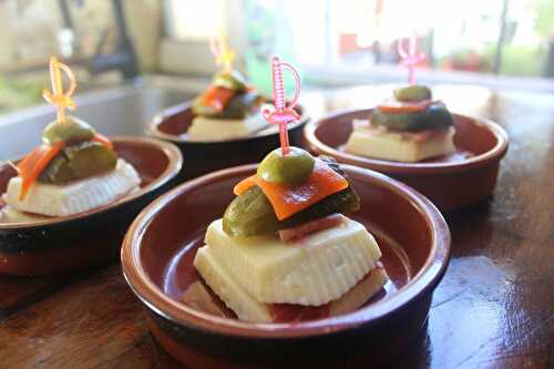 Olives & Chili Mini Kebabs