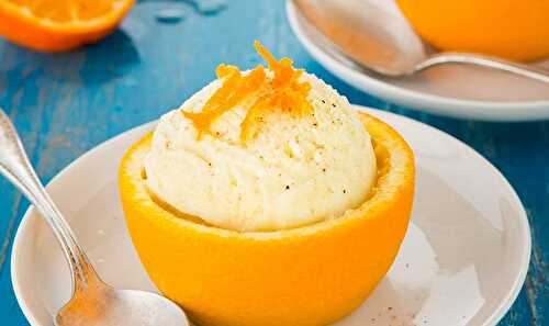 Orange & Vanilla Frozen Yogurt
