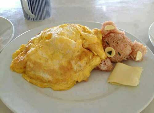 Rice Teddy & Omelette Blanket