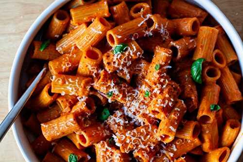 Rigatoni in Vodka