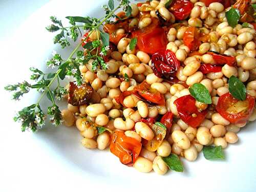 Roasted Tomatoes & Beans