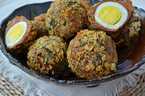 Scotch Eggs with Chicken & Chorizo