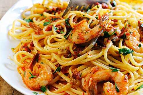 Seafood Marinara With Linguine
