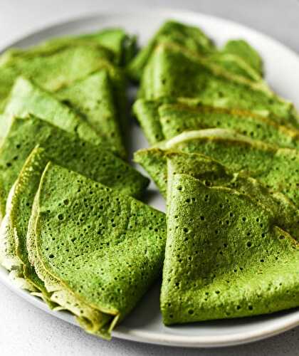 Spinach Crepes
