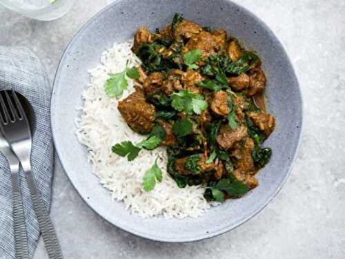 Spinach & Lamb Curry